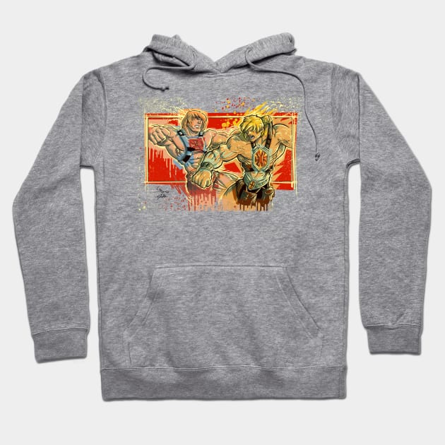 He-man V He-man Hoodie by gavinmichelliart